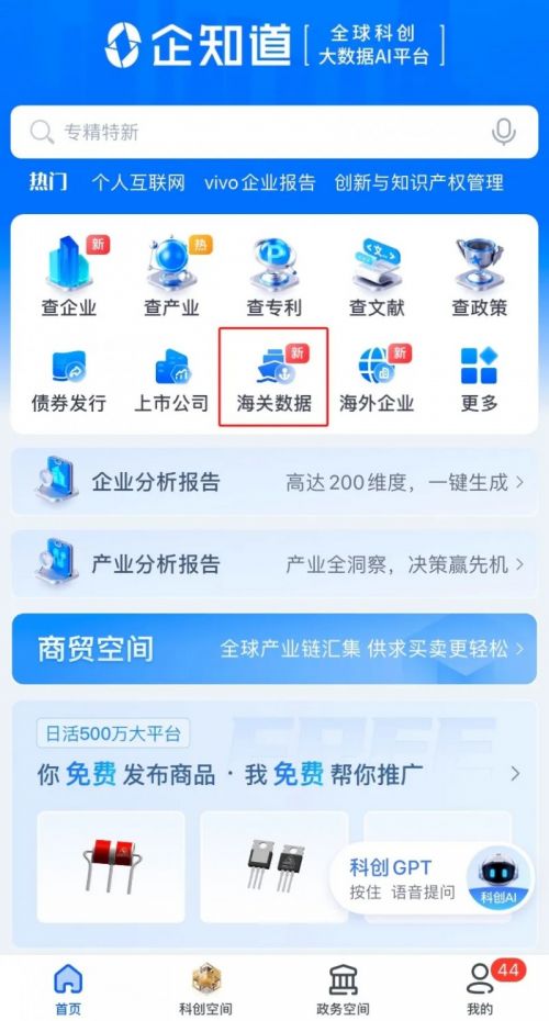 外貿(mào)人看過來 企知道 上新 海關(guān)數(shù)據(jù),有用